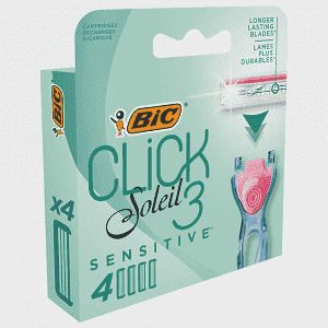 BIC Soleil Click 3 Sensitive Ανταλλακτικά 4τεμ