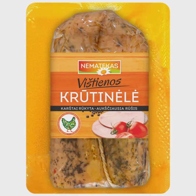 Karštai rūkyta vištienos krūtinėlė, a.r., 1kg