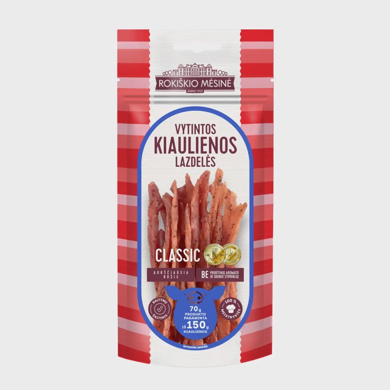 Vyt. kiaulienos lazdelės CLASSIC, a. r., 70 g