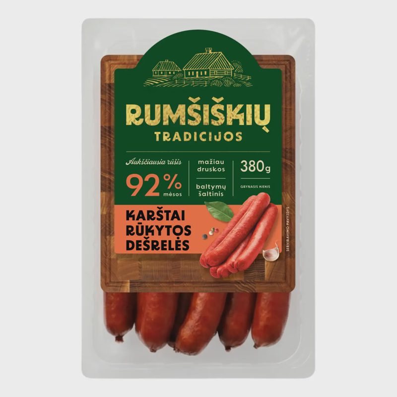 K. r. KLASIKINĖS dešrelės RUMŠIŠK., a.r. 380g