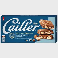 Cailler Milk Hazelnut Tab 200gr