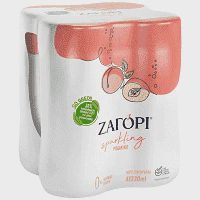 Ζαγόρι Ανθρακούχο Νερό Ροδάκινο 4x330ml
