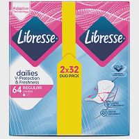 Libresse Σερβιετάκια Dailyfresh Normal 64τεμ
