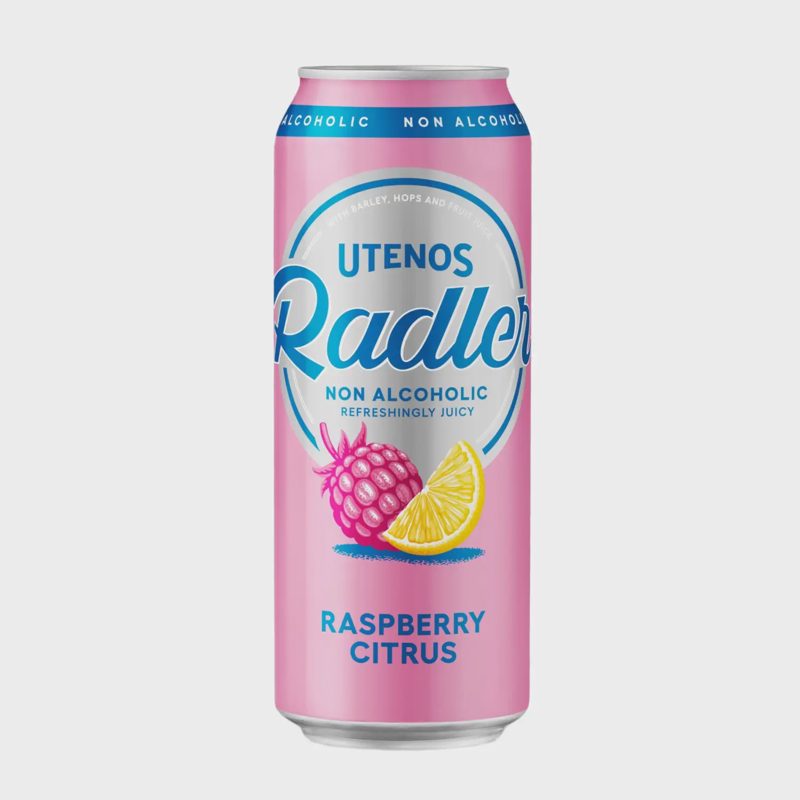 Nealk.UTENOS alaus kokt.RADLER, 0,5 l