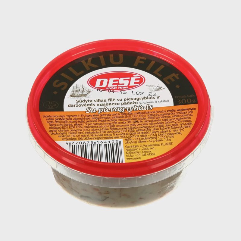 Silkių filė maj.pad. pievagr. darž. DESĖ,300g
