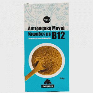 Evergreen Organics Διατροφική Μαγιά Σε Νιφάδες +Β12 100gr