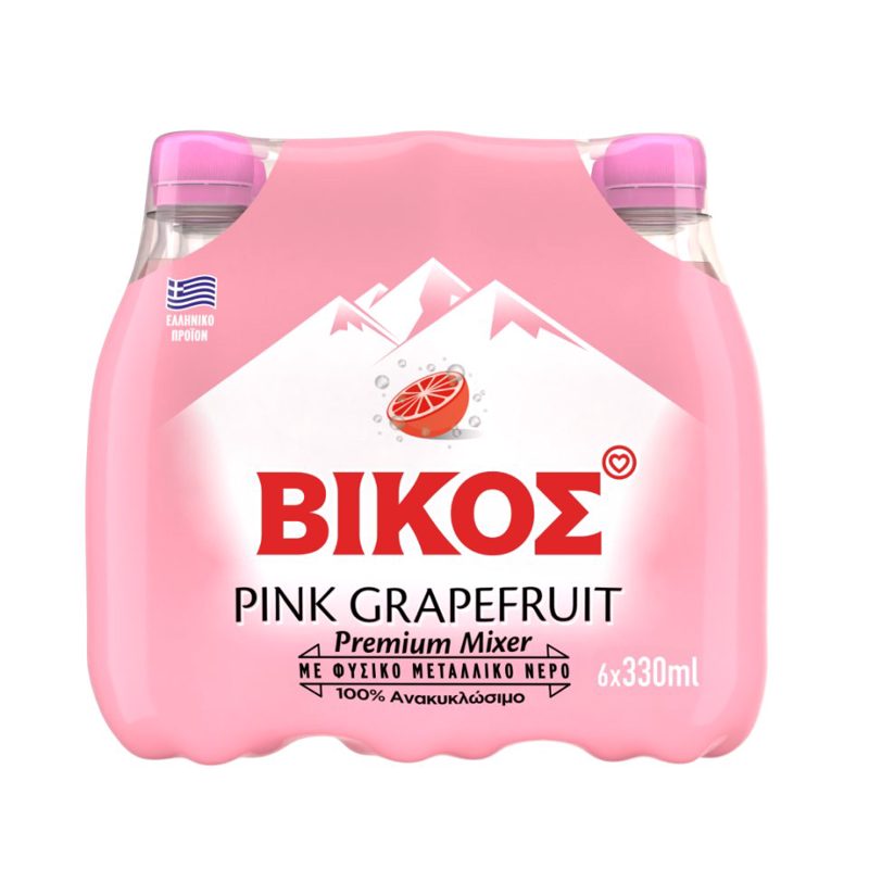 Βίκος Pink Grapefruit 6x330ml