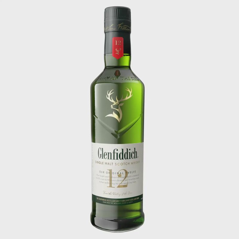 Škot. viskis GLENFIDDICH 12 YO, 40 %, 0,5 l