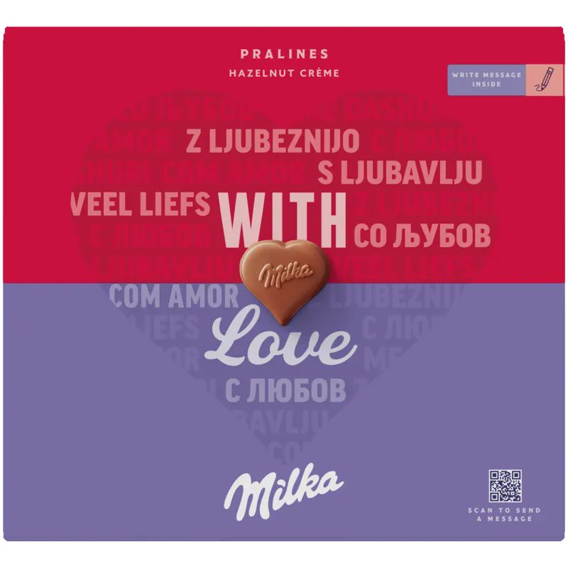 Milka pralinés