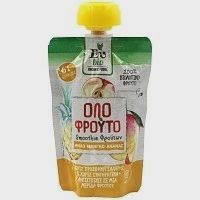 ΕύBio Πουρές Φρούτων Μήλο-Mάνγκ-Ανανάς