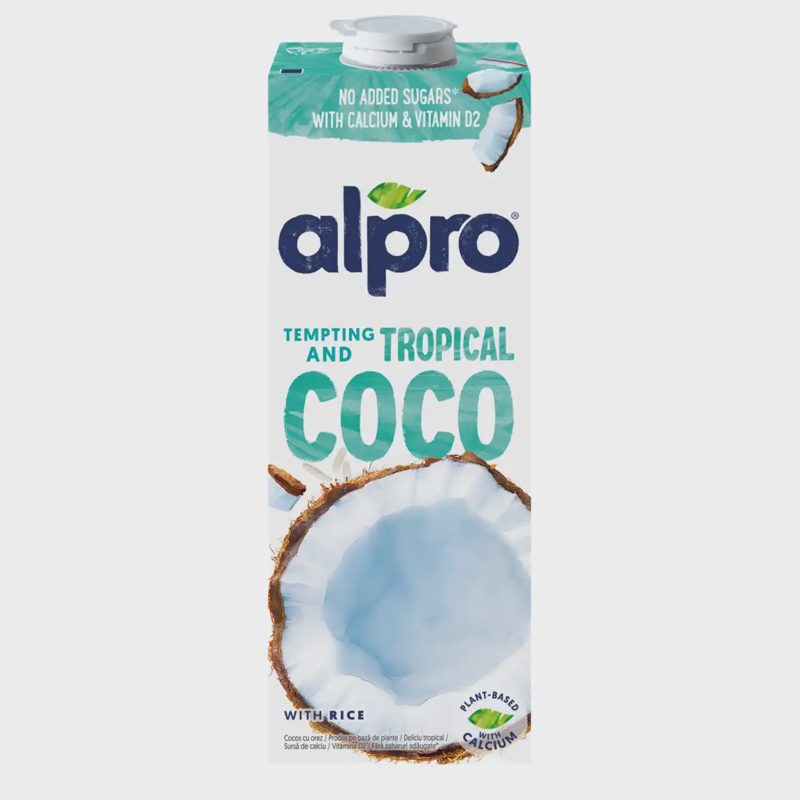 Kokosų ir ryžių gėrimas be laktoz. ALPRO, 1l