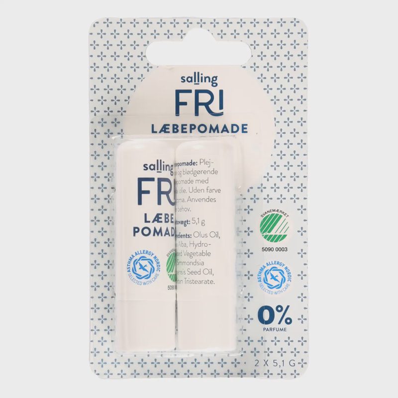 Lūpų balzamas SALLING FRI, 2 x 5,1 g