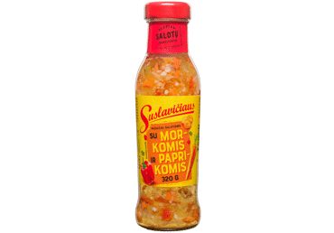 SUSLAVIČIAUS padažas su mork. ir papr., 320g