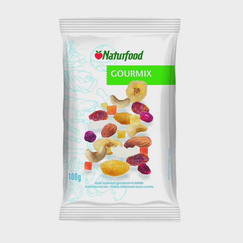 Riešutų ir dž. vaisių mišinys GOURMIX, 100 g