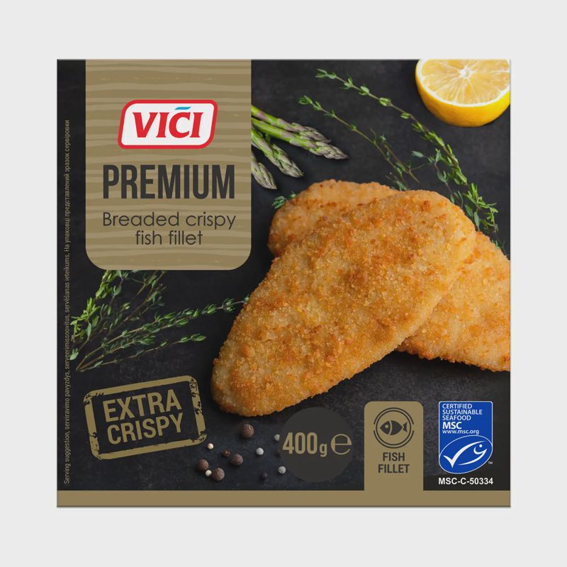 Žuvų filė kepsneliai VICI PREMIUM, 400 g