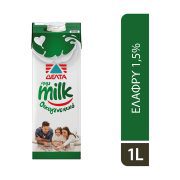ΔΕΛΤΑ μμμMilk Οικογενειακό Γάλα Υψηλής Παστερίωσης Ελαφρύ 1,5% 1lt