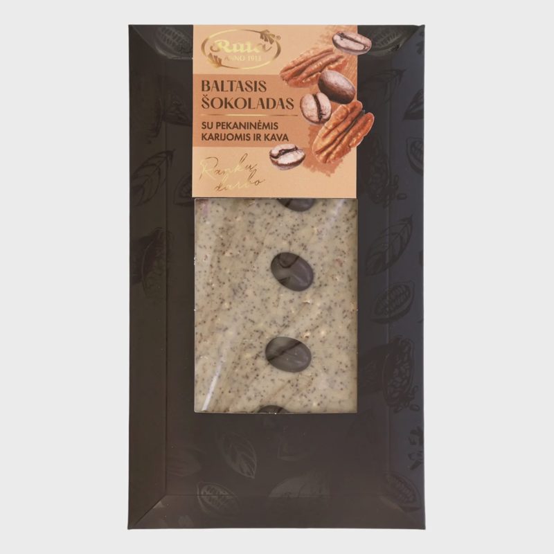 Šokoladas su pek. karijomis ir kava RŪTA,100g