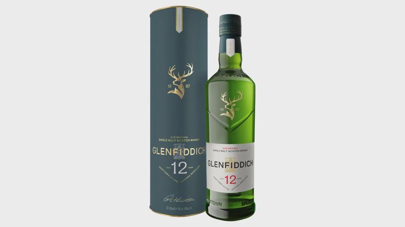 Glenfiddich 12 Year Old Single Malt Scotch Whisky 70cl