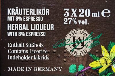 Bitter espresso