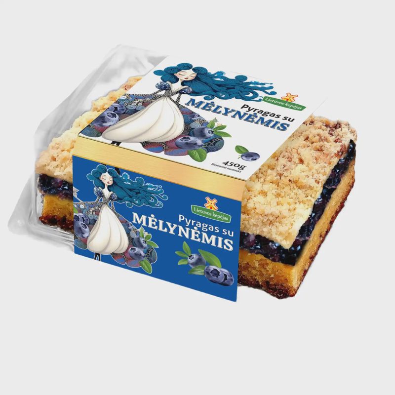Pyragas su mėlynėmis LIETUVOS KEPĖJAS, 450 g