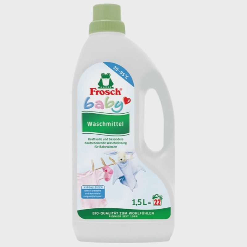 Skalbimo gelis FROSCH, kūdikių drab., 1,5 l