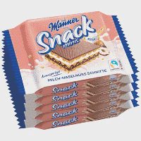 Manner Γκοφρέτα Minis Πραλίνα Φουντουκιού 5x25gr