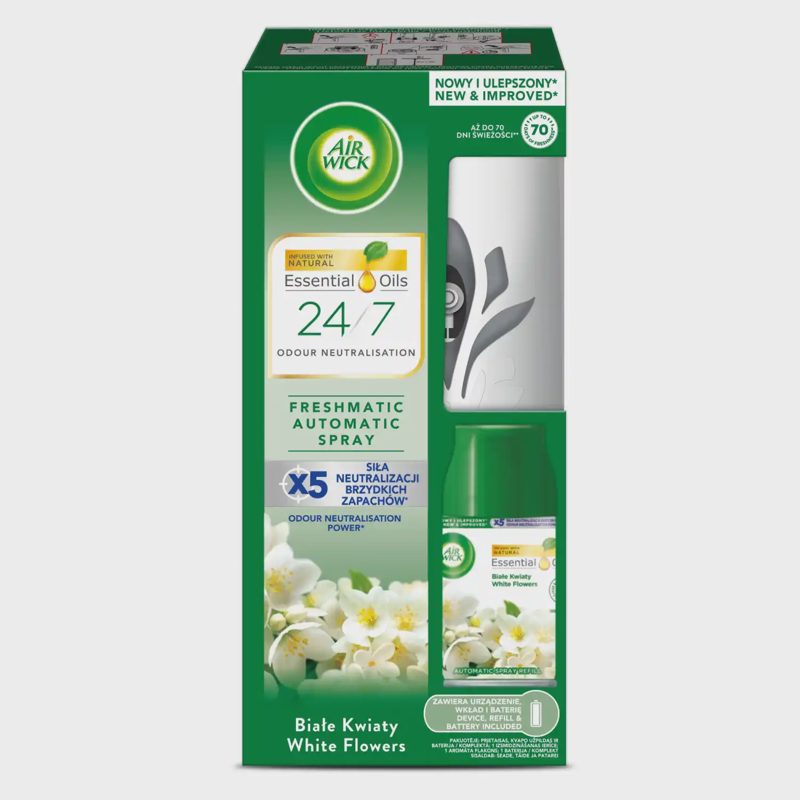Oro gaiviklis AIR WICK WHITE FLOWERS, 250 ml