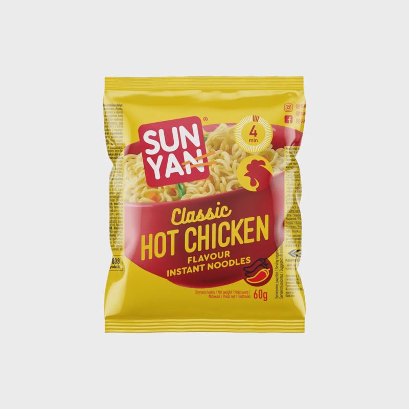 Makaronai su aštriu višt. sult. SUN YAN, 60 g