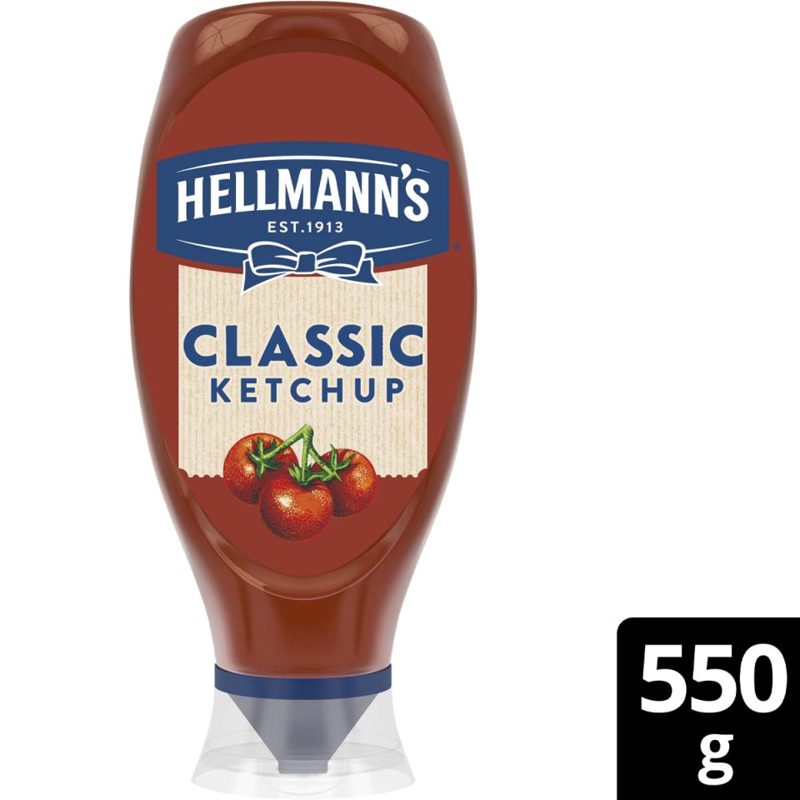 Hellmann's Κέτσαπ Top Down 550gr