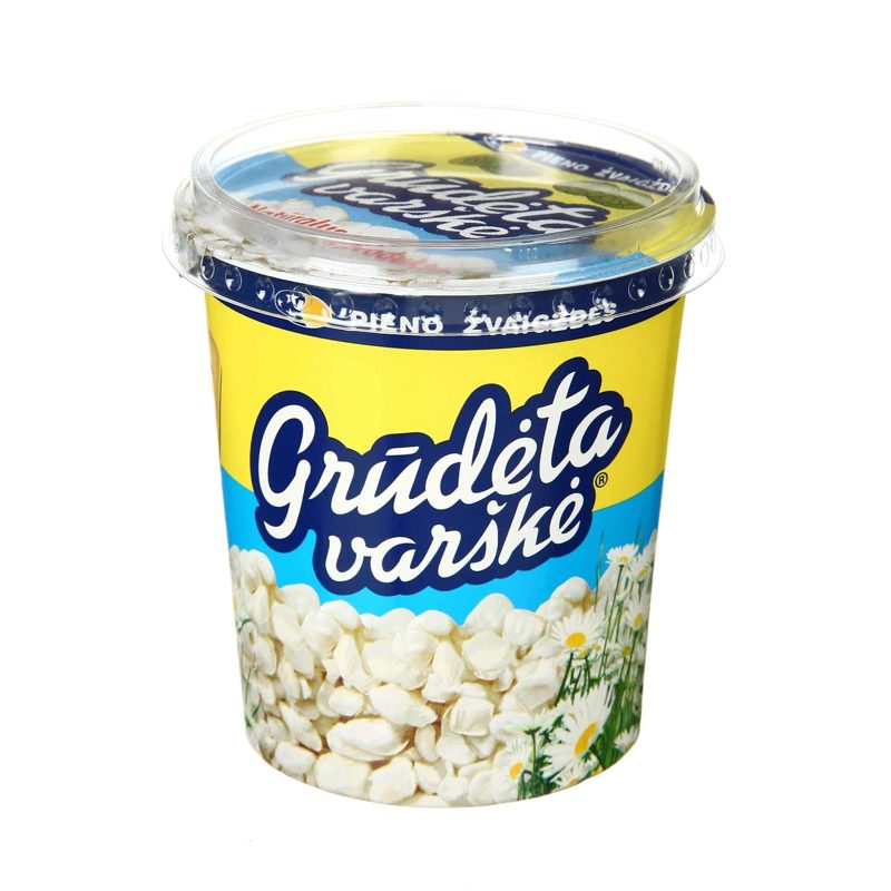 Grūdėta varškė PIENO ŽVAIGŽDĖS, 7%, 350g