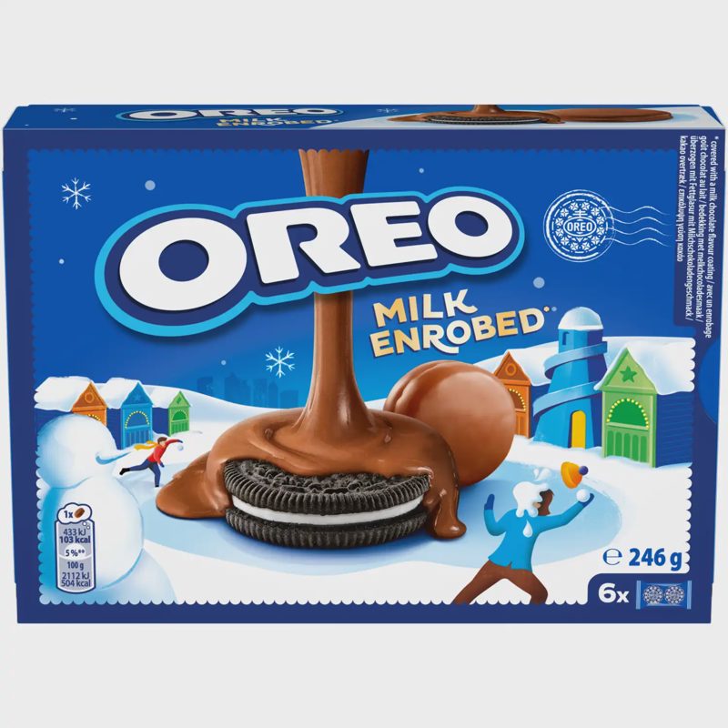 Sausainiai aplieti šokoladu MILK OREO, 246 g
