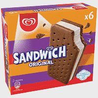 Algida Sandwich 6x100ml 402gr