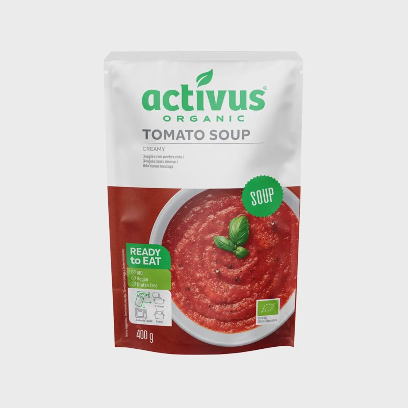 Ekol. trinta pomidorų sriuba ACTIVUS, 400 g
