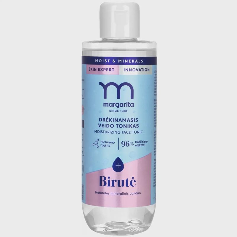Drėk.veido ton.MARGARITA MOIST&MINERALS,200ml