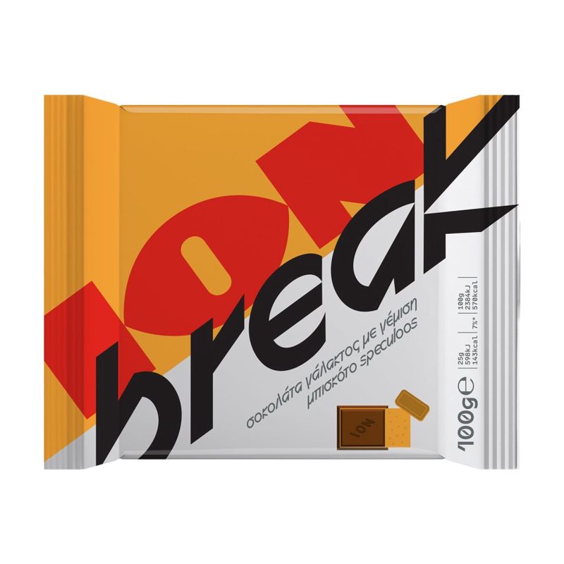 ΙΟΝ Break Με Γέμιση Κρέμα Μπισκότο Speculoos 100gr
