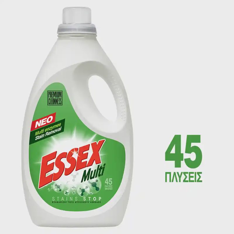 Essex Multi Υγρό Απορρυπαντικό Πλυντηρίου Ρούχων 45mez. 2,25lt.