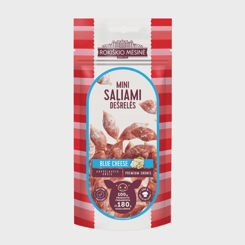 Vyt. saliami dešrelės BLUE CHEESE a. r., 100g