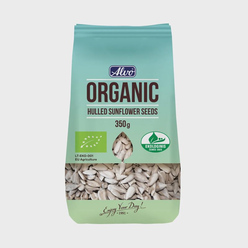 Ekolog. saulėgrąžų brand. ALVO ORGANIC, 350g