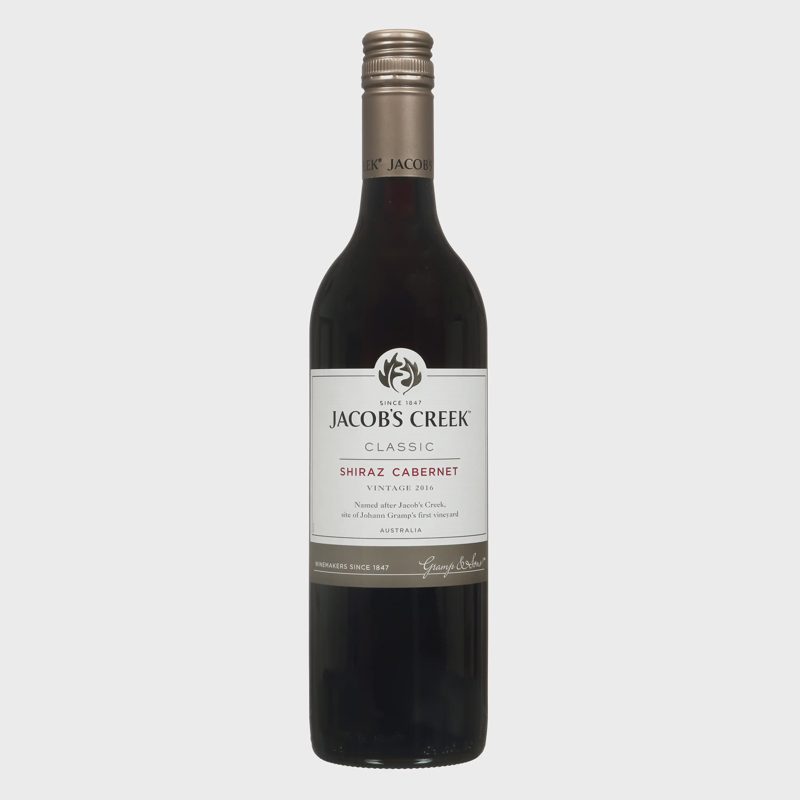 Raudonas sausas vynas JACOB'S CREEK, 0,75l