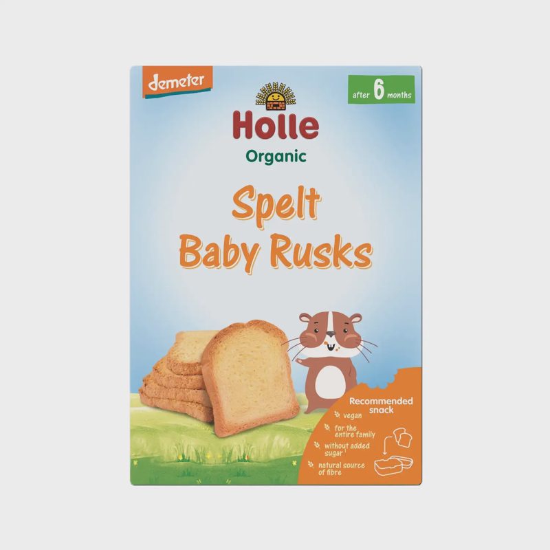 Ekol. speltų džiūv. HOLLE, nuo 6 mėn., 200 g