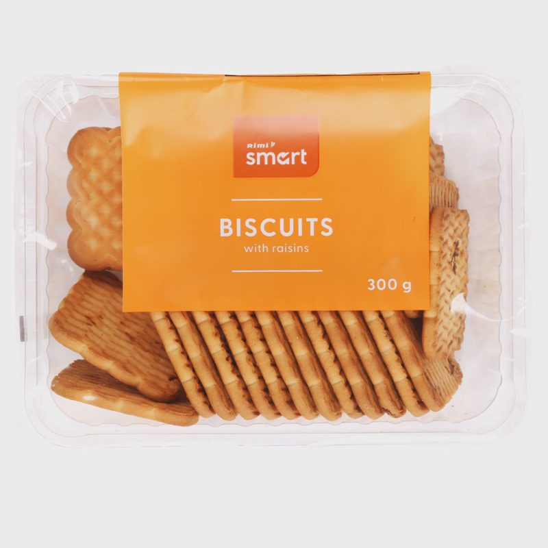 Sausainiai su razinomis RIMI SMART, 300 g