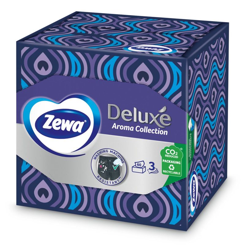 Zewa Deluxe Χαρτομάντηλα Aroma Fa 3 Φυλλά 0,112kg