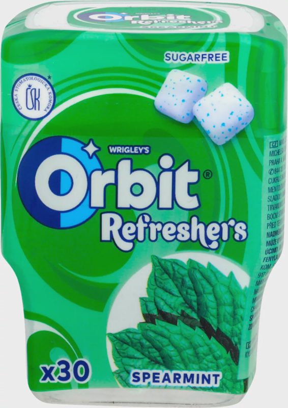 Wrigley's Orbit Refreshers Spearmint 30 ks 67g