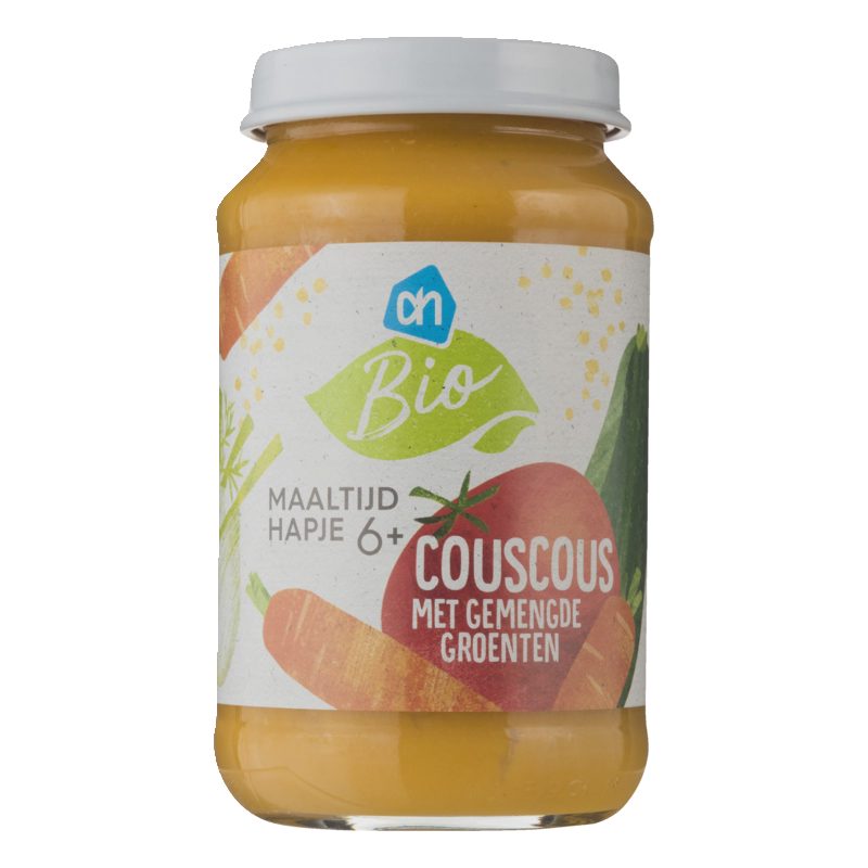 AH Biologisch Couscous met gemengde groente 6m+