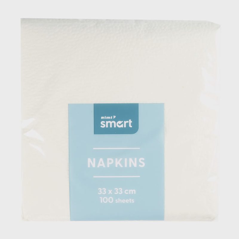 Servet. RIMI SMART, 33 x 33 cm, 100 vnt.