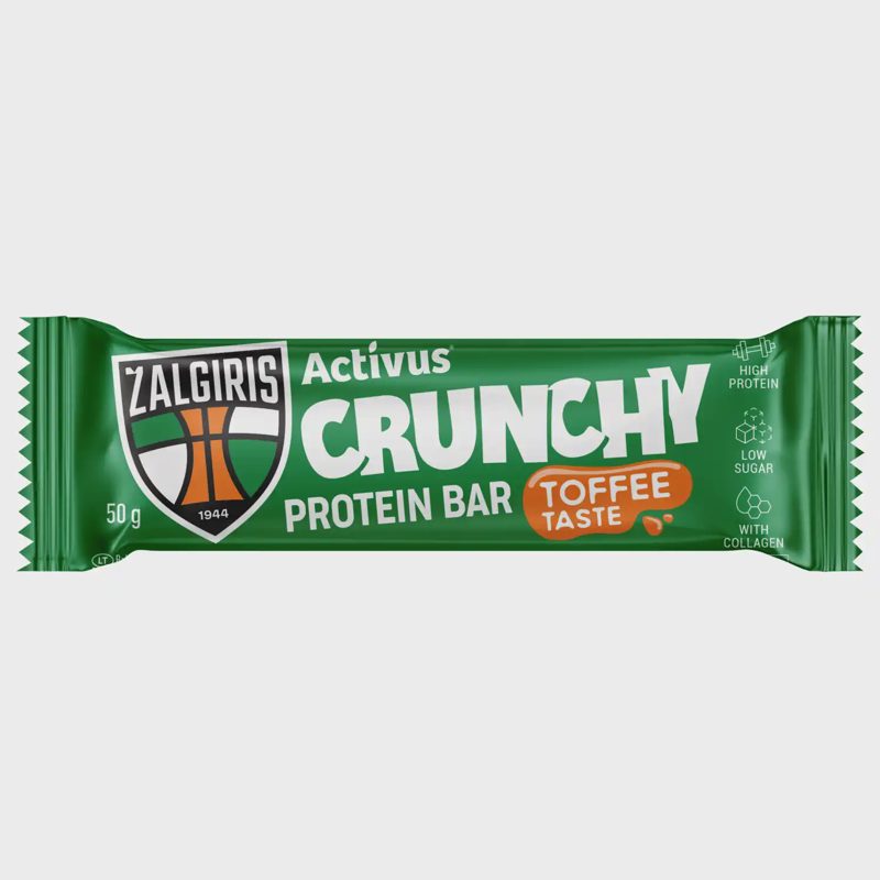 Balt. irisų sk. batonėlis ACTIVUS, 12 x 50 g