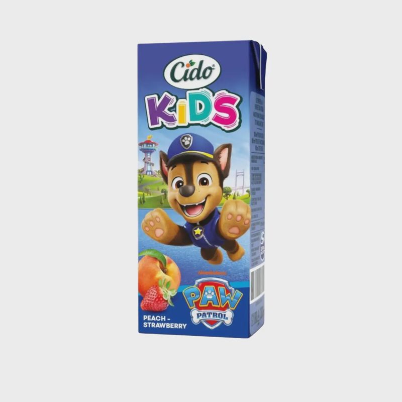 Persikų, brašk. sulčių gėrim. CIDO PP, 0,2 l