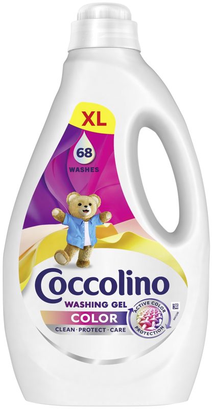 Coccolino Color mosószer színes ruhákhoz 68 mosás 2,72 l