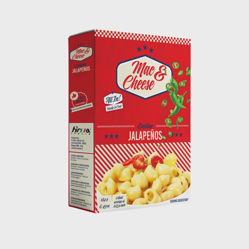 Makaronai MAC&CHEESE JELAPENOS, 184 g