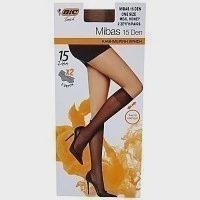 BIC Καλτσάκια Mibas 15den Μελί One Size
